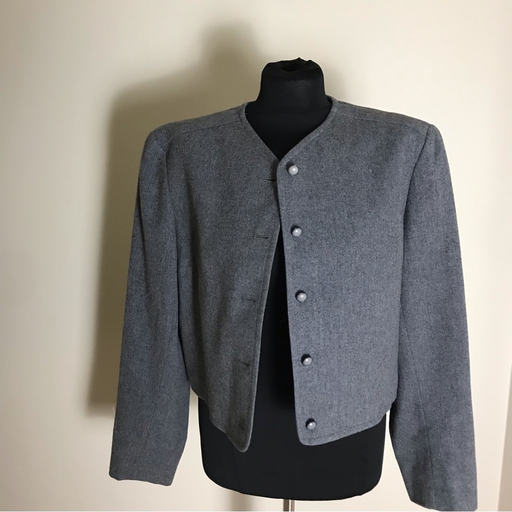 Vintage Pendleton Gray Wool Blazer